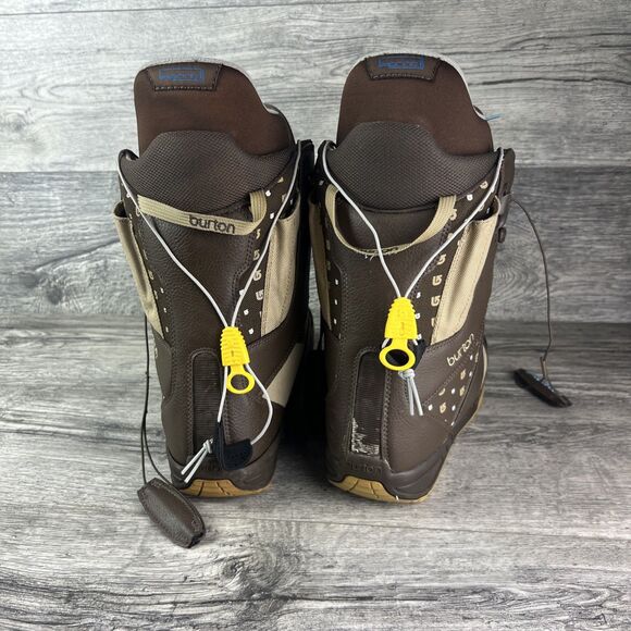 Women’s US 10 Burton Mint Snowboard Boots Speed Zone Lacing Brown USED - Picture 5 of 13